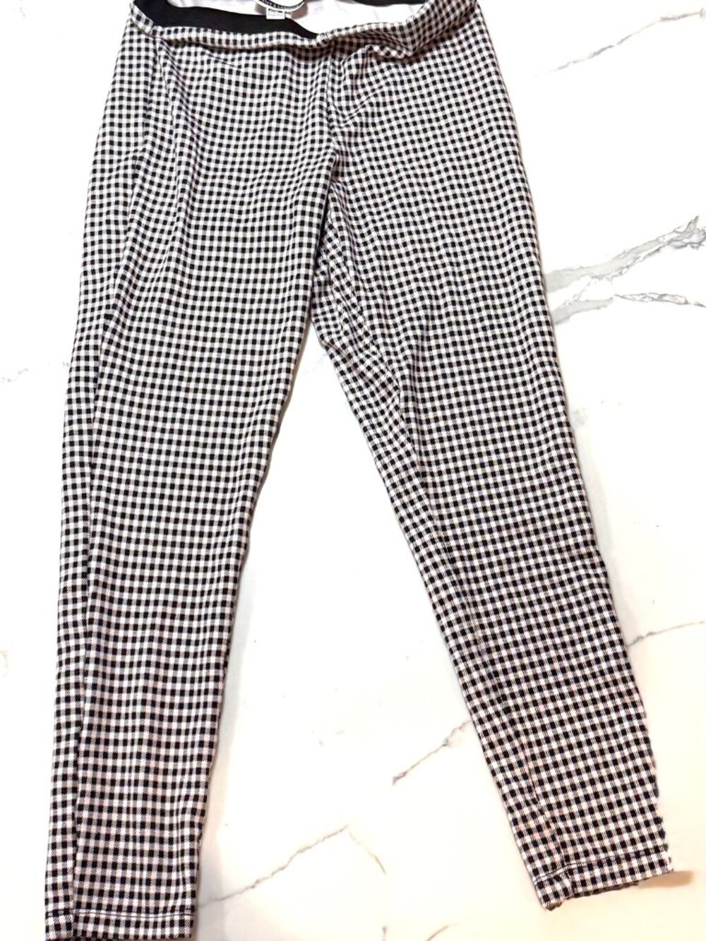Jules and Leopold Black White Checkered Pants M
